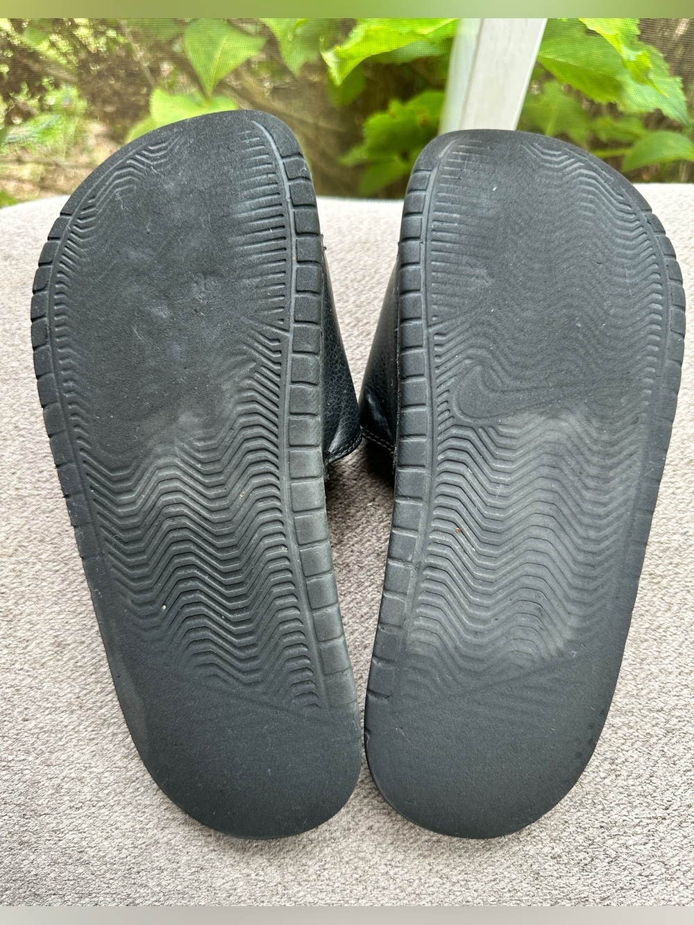Nike Black Slides with Pink Swoosh and Logo* Nike Benassi JDI Slides*WMN’S Sz~7 - Picture 8 of 8